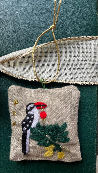 Christmas tree decorations: African animals elephant,hornbill,leopard,vervet monkey, crocodile