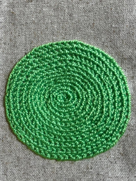 Set of 6 Hand Embroidered Lincot Serviettes - Circle