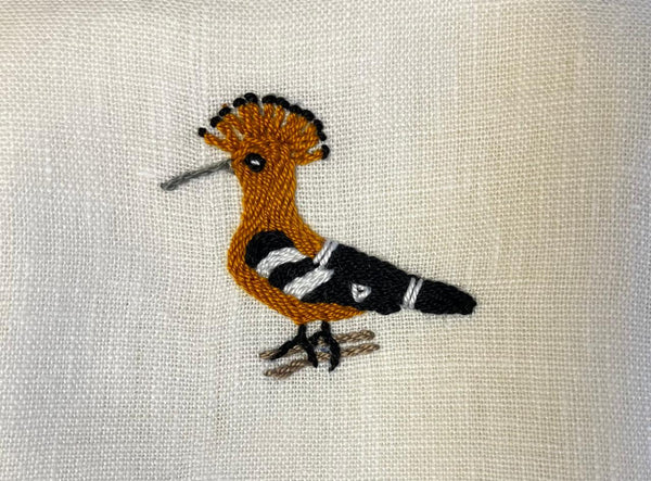 Linen guest towels for kitchen and bathroom – birds and fynbos