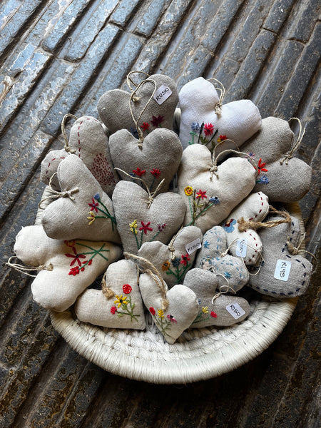 Rose oil scented hearts