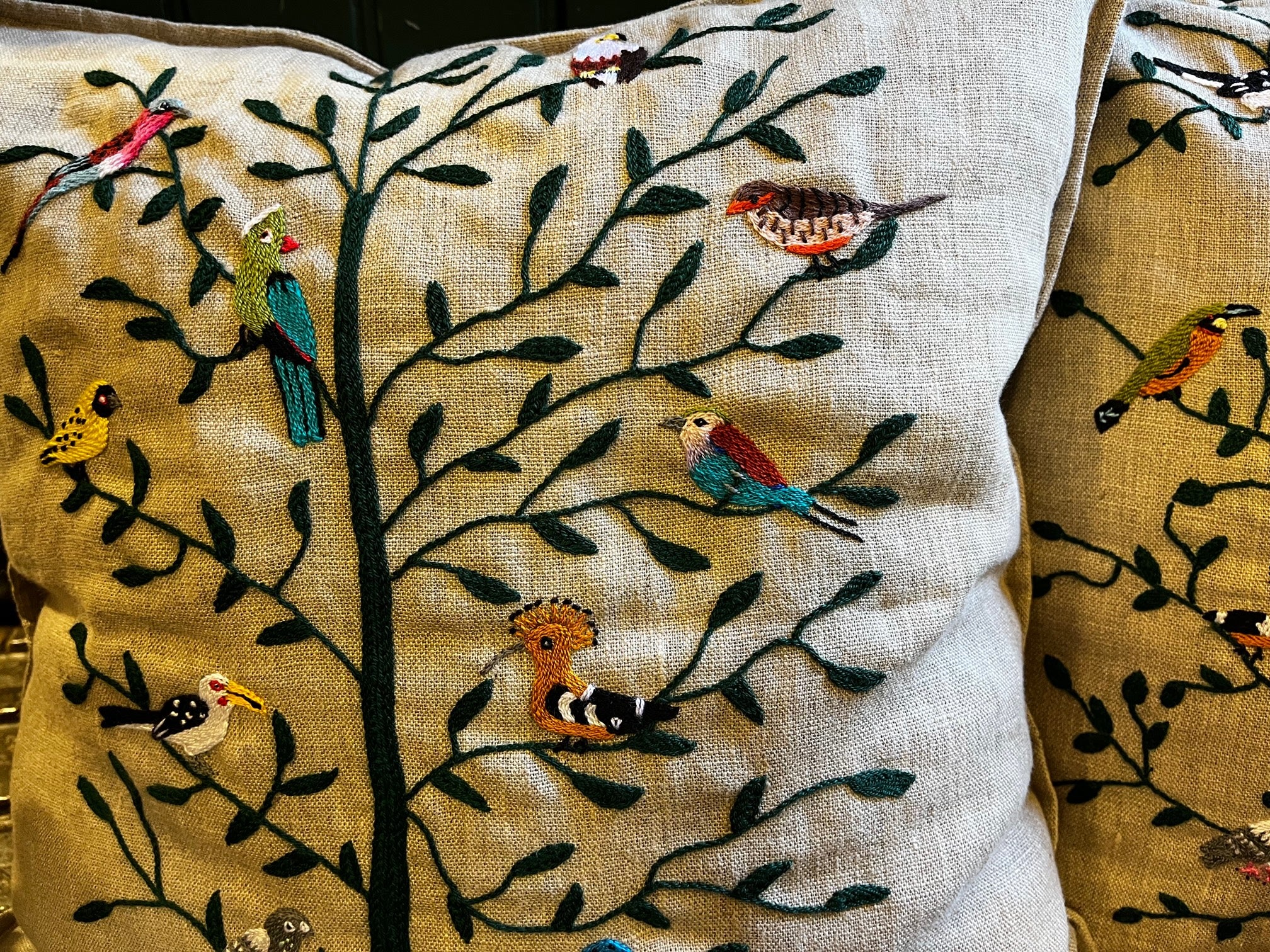 Scatter cushion SA Birds in tree
